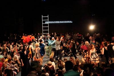 Deutsche Oper Berlin Aufstieg und Fall der Stadt Mahagonny-stock-photo