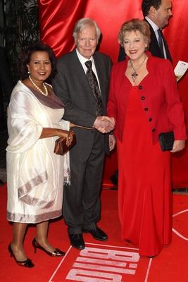 Ein Herz fuer Kinder - Charity Gala - Berlin Karlheinz Boehm and his wife Almaz and Marie-Luise Marjan attending charit-stock-foto