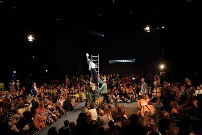 Deutsche Oper Berlin Aufstieg und Fall der Stadt Mahagonny-stock-photo