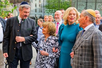 Feier  der Israelitischen Kultusgemeinde M?nchen und Oberbayern in der Hauptsynagoge Ohel Jakob .-stock-foto