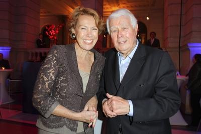 ARD Blue Hour Party, Berlinale 2013 Gaby Dohm and Peter Weck attending the ARD Blue Hour Party at the Museum for Commun-stock-foto