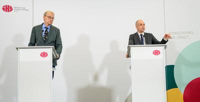 20250717 PK des IHS - Mittelfristige Konjunkturprognose 2025 bis 2029-stock-foto