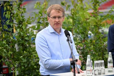 17.07.2025, 5 Jahre Willer.Wald ? Jubil?umsfeier im Holstein-Stadion mit Ministerpr?sident Daniel G?nther-stock-photo