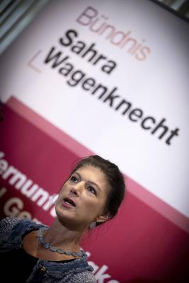 Sahra Wagenknecht, BSW-stock-photo