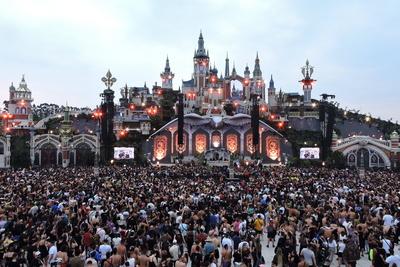 RECORD DATE NOT STATED Dubdogz and DJ Carola play on the Main Stage at Tomorrowland Brazil Itu(SP), 10/11/2024 - ENTERTA-stock-foto