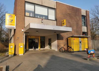 In Neugraben - Bezirk Harburg in Hamburg schlie?t am 31.03.2022 die letzte Filiale der Postbank ihre Pforten in der Neug-stock-foto