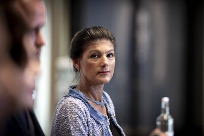 Sahra Wagenknecht, BSW-stock-photo