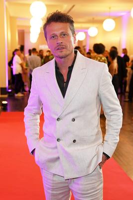 Roman Knizka bei PEEM?LLERS HEIMAT-TALK im Humboldt Carre in Berlin am 17.07.2025 *** Roman Knizka at PEEM?LLERS HEIMAT-stock-foto