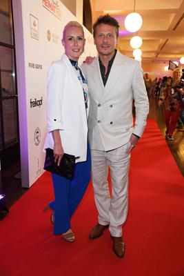 Roman Knizka mit Freundin Franziska Hippe bei PEEM?LLERS HEIMAT-TALK im Humboldt Carre in Berlin am 17.07.2025 *** Roman-stock-foto