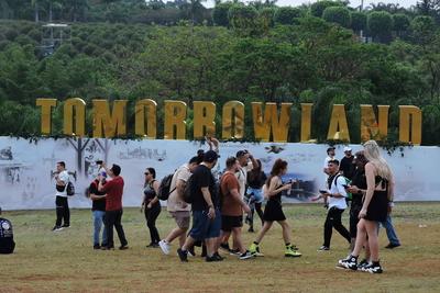 RECORD DATE NOT STATED Dubdogz and DJ Carola play on the Main Stage at Tomorrowland Brazil Itu(SP), 10/11/2024 - ENTERTA-stock-foto