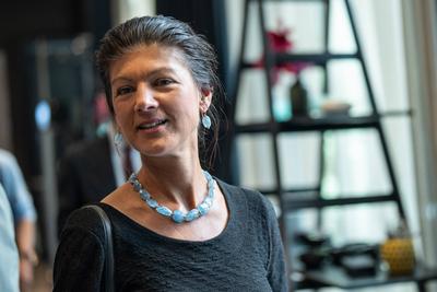 BSW ? B?ndnis Sahra Wagenknecht ? Klausurtagung von Parteivorstand und Landesvorsitzenden ? Auftaktbilder zu Beginn der Tagung ?-stock-foto