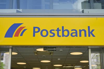 Postbank, Goetheplatz, Frankfurt am Main, Hessen, Deutschland-stock-foto