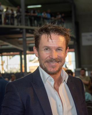 SPEYER, Germany - October 14th 2018: Felix Baumgartner at Space Flight Day SPEYER, Germany - October 14th 2018: Felix Ba-stock-foto