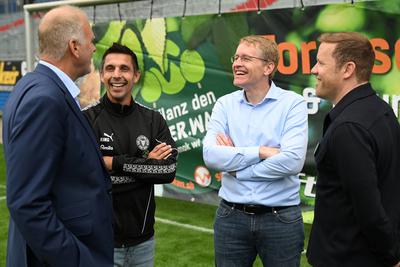 17.07.2025, 5 Jahre Willer.Wald ? Jubil?umsfeier im Holstein-Stadion mit Ministerpr?sident Daniel G?nther-stock-foto