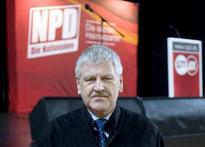 Bildnummer: 58877653  Datum: 15.01.2011  Copyright: imago/IPONUdo Voigt, Wahlkampfauftakt der NPD und DVU, Berlin DEU, Deutschland, Germany, Berlin, 15.01.2011 Udo Voigt, NPD-Vorsitzender, beim Wahlkampfauftakt und Festakt zur Fusion der Partei NPD und DVU unter dem neuen Namen Die Volksunion vin der Lichtenberger Schule Max-Taut-Oberstufenzentrum in Berlin Lichtenberg. Rechte Gruppe, Partei, Konservatismus, Symbol, Symbolbild, Symbolfoto, symbolisch, Faschismus, Nationalismus, Neofaschismus, Rechtsradikal, Extremismus, Rechtsradikalismus, Neo-Faschismus, Faschisten, Nazi, Nazis, Partei, Neonazis, Neonazi, Neonazismus, rechtsextremistische Partei, rechts, Rechte Gruppierung, rechtspopulismus, rechtsextrem, Rechtsextremist, Rechtsextreme, Rechtsextremisten, Rechtsradikalismus, Politik, Deutschland, Europa, 2011, NPDF/DVU. Portrait Portraet. Udo Voigt, leader of the right-wing party NPD, at the start of the election campaign of the right-wing party NPD and DVU, the new Die Volksunion, in Berlin-Lichtenberg. Neofascist party, Far right, Right-wing party, extreme right, radical, right wing, rightwing, neo-nazism, neo-fascism, nationalism, Politics, Germany, Europe, extreme right, neofacism, racism, right wing, Portrait kbdig 2011 quer Rechte Gruppe Partei Konservatismus Symbol Symbolbild Symbolfoto symbolisch Faschismus Nationalismus Neofaschismus Rechtsradikal Extremismus Rechtsradikalismus Neo-Faschismus Faschisten Nazi Nazis Neonazis Neonazi Neonazismus rechtsextremistische Partei rechts Rechte Gruppierung rechtspopulismus rechtsextrem Rechtsextremist Rechtsextreme Rechtsextremisten Politik Deutschland Europa Neofascist party Far right Right-wing party extreme right radical right wing rightwing neo-nazism neo-fascism nationalism Politics Germany Europe neofacism racism  58877653 Date 15 01 2011 Copyright Imago  Udo Voigt Election campaign the NPD and DVU Berlin DEU Germany Germany Berlin 15 01 2011 Udo Voigt NPD Chairman the Election campaign and Ceremony to Merger the Party NPD and DVU under the New Name the Peopleu0026#39;s Union Vin the Lichtenberger School Max Taut Upper-level center in Berlin Lichtenberg Rights Group Party Conservatism symbol Symbol image Symbolic image symbolic Fascism Nationalism Neo-fascism rechtsradikal Extremism Right-Wing Neo Fascism Fascists Nazi Nazis Party Neo-Nazis Neo-Nazi Neo-Nazism rechtsextremistische Party right Rights Grouping Right-wing populism right- Rechtsextremist Right-wing extremists Right-wing extremists Right-Wing politics Germany Europe 2011  DVU Portrait Portrait Udo Voigt Leader of The Right Wing Party NPD AT The Start of The ELECTION Campaign of The Right Wing Party NPD and DVU The New the Peopleu0026#39;s Union in Berlin Lichtenberg  Party Far Right Right Wing Party extreme Right Radical Right Wing  Neo nazism Neo Fascist nationalism POLITICS Germany Europe extreme Right  Racism Right Wing Portrait Kbdig 2011 horizontal Rights Group Party Conservatism symbol Symbol image Symbolic image symbolic Fascism Nationalism Neo-fascism rechtsradikal Extremism Right-Wing Neo Fascism Fascists Nazi Nazis Neo-Nazis Neo-Nazi Neo-Nazism rechtsextremistische Party right Rights Grouping Right-wing populism right- Rechtsextremist Right-wing extremists Right-wing extremists politics Germany Europe  Party Far Right Right Wing Party extreme Right Radical Right Wing  Neo nazism Neo Fascist nationalism POLITICS Germany Europe  Racism-stock-foto