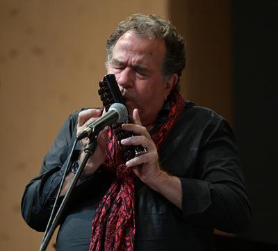 2025 - Konzertz des Upper Austrian Jazz Orchestra" mit dem Solisten Richard Galliano, am 18.07.2025.-stock-foto