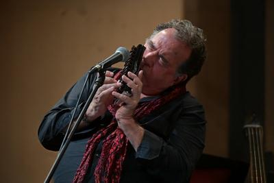 2025 - Konzertz des Upper Austrian Jazz Orchestra" mit dem Solisten Richard Galliano, am 18.07.2025.-stock-foto