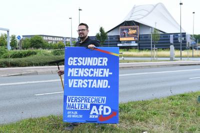 Wahlplakate - Kommunalwahlen 2025 NRW-stock-photo