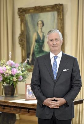 Speech Of King Philippe For National Day 2025-stock-photo