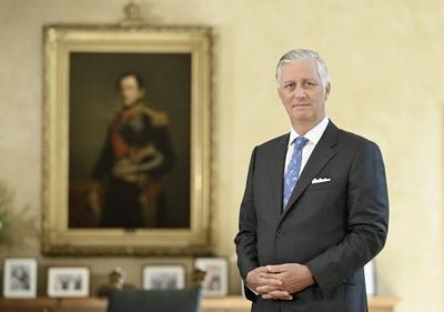 Speech Of King Philippe For National Day 2025-stock-photo