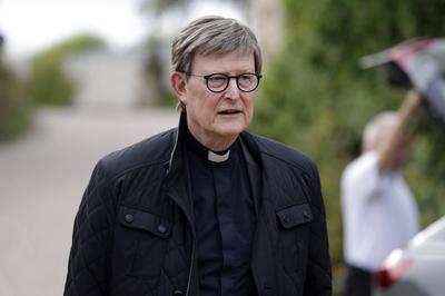 Rainer Maria Kardinal Woelki beim Bildtermin zur Herbst-Vollversammlung der Deutschen Bischofskonferenz im Sitzungssaal-stock-foto