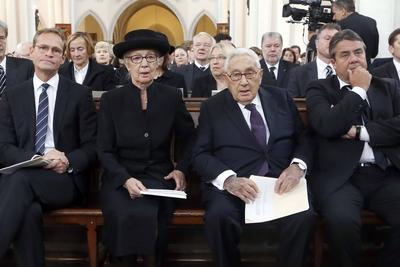 Gedenkfeier fuer Egon Bahr-stock-foto