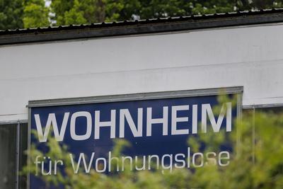 Wohnheim fuer Wohnungslose-stock-foto