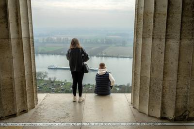 Kunst Kultur Architektur Geschichte 22.03.2024 Walhalla Markt Donaustauf Die Walhalla ist eine Gedenkst?tte auf dem Br?u-stock-foto