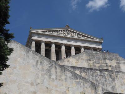 DONAUSTAUF, DEUTSCHLAND - CIRCA JUNI 2022: Walhalla Hall of Fame Tempel *** DONAUSTAUF, Germany Circa June 2022 Valhalla-stock-foto