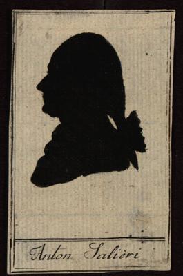 Antonio Salieri (1750-1825), composer. Johann Hieronymus Delete Kohl (1753-1807), publishing house Copyright: xpiemagsx-stock-foto