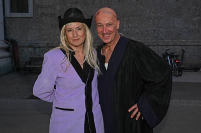 Corinna Harfouch, Tobias Moretti, Der zerbrochne Krug, 2025, Salzburg, Manfred Siebinger *** Corinna Harfouch, Tobias Mo-stock-foto