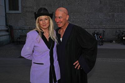 Corinna Harfouch, Tobias Moretti, Der zerbrochne Krug, 2025, Salzburg, Manfred Siebinger *** Corinna Harfouch, Tobias Mo-stock-foto