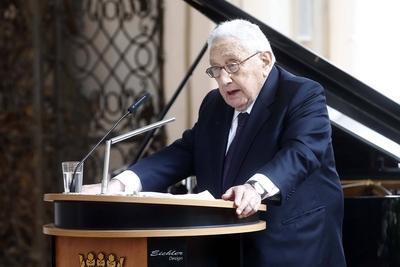 Gedenkfeier fuer Egon Bahr-stock-foto
