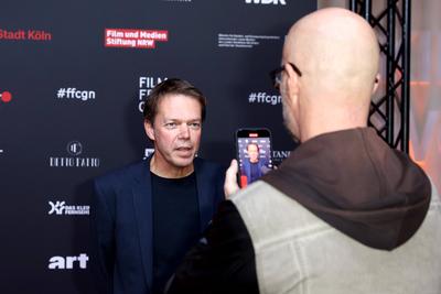 Premiere WIR SIND DANN WOHL DIE ANGEH?RIGEN am 25.10.2022 im Filmpalast in K?ln Hans-Christian Schmid *** Premiere WIR S-stock-photo