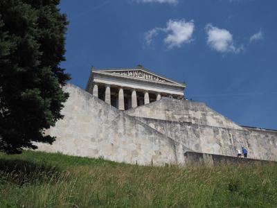 DONAUSTAUF, DEUTSCHLAND - CIRCA JUNI 2022: Walhalla Hall of Fame Tempel *** DONAUSTAUF, Germany Circa June 2022 Valhalla-stock-foto