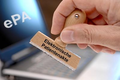 Elektronische Patientenakte ePA-stock-foto