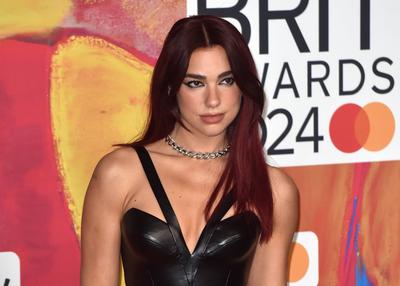 ***EDITORIAL USE ONLY*** Dua Lipa attends The BRIT Awards 2024 at The O2 in London, England. Saturday 2nd March 2024. (E-stock-foto