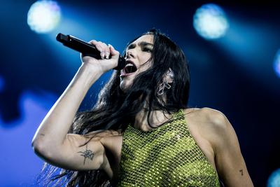 Entertainment Bilder des Tages Dua Lipa live at Roskilde Festival 2022, Roskilde, Denmark Roskilde, Denmark. 30th, June-stock-foto