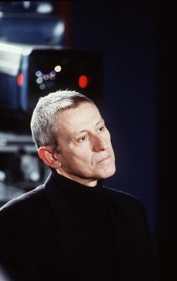 Hansg?nther Heyme 01/93 mat Mann Theater Schauspiel Direktion hoch Portrait blond ernst nachdenklich-stock-foto