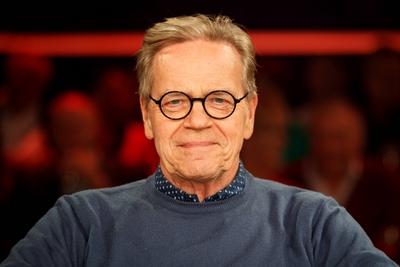 MDR Riverboat Schauspieler J?rgen Heinrich anl??lich der Aufzeichnung der MDR Talkshow Riverbo-stock-foto