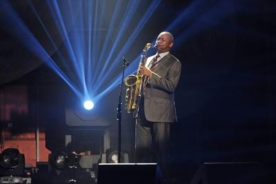 Branford Marsalis bei der Verleihung des Echo Jazz 2015 in der Maschinenhalle 2 von Blohm + Voss. Hamburg, 28.05.2015 F-stock-foto