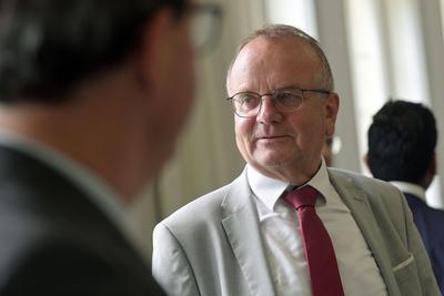 Task Force PCK Schwedt kommt zu Sitzung mit neuem Staatssekret?r des Bundes zusammen-stock-foto