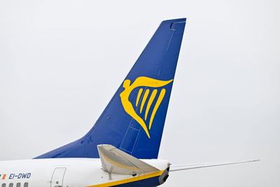 Flughafen Linz, Linz Airport - Comeback Ryanair 08.11.2024, Linz Hoersching, AUT, Linz Airport - Comeback Ryanair, im Bi-stock-foto