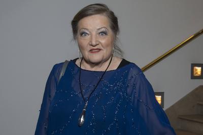 Schauspielerin Marianne S?gebrecht kommt zum VIP Empfang des 13. Semperopernballes Dresden. *** Actress Marianne S?gebre-stock-foto