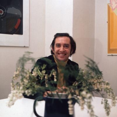 Der deutsche Schauspieler und Synchronsprecher Hans Clarin Deutschland 1970er Jahre German actor a-stock-foto
