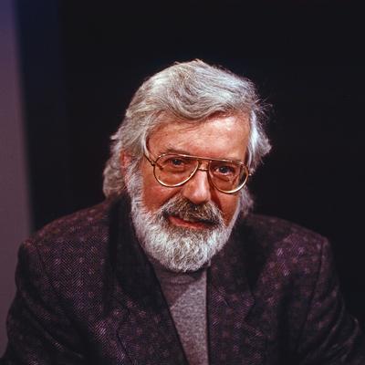 Der deutsche Schriftsteller Michael Ende, Deutschland 1989. German author Michael Ende, Germany 1989. Copyright: KPA Nur-stock-foto