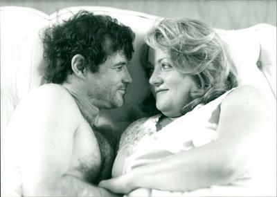 Rosalie Goes Shopping Brad Davis und Marianne S?gebrecht in Rosalie Goes Shopping . *** Nur redaktionelle Nutzung im Zus-stock-foto
