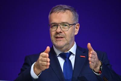 Joerg DITTRICH (Praesident des Zentralverbandes des Deutschen Handwerks,ZDH),Gestik, Einzelbild,angeschnittenes Einzelmo-stock-foto