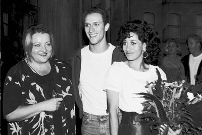Archiv Marianne Saegebrecht Schauspielerin mit Kuenstler Muenchen 1994 Archiv Motive Marianne Saegebrecht-Theater Schaus-stock-foto