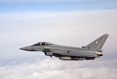 Politik Bundeswehr, EUROFIGHTER EF-2000 Typhoon-stock-foto